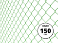 Štvorhranné pletivo KLASIK (PVC+ZN) - zelené, výška 1,50m x 25m