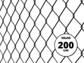 Štvorhranné pletivo KLASIK (PVC+ZN) - antracit, výška 2m x 25m