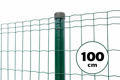 Zvárané pletivo PVC, 100cm(101,6x50,8/2,5) - 25m zelené