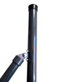 Stĺpik PVC 48 antracit, 280cm
