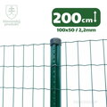 Zvárané pletivo PVC, 200cm(101,6x50,8/2,1) - 25m zelené