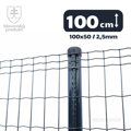 Zvárané pletivo PVC, 100cm(101,6x50,8/2,5) - 25m antracit