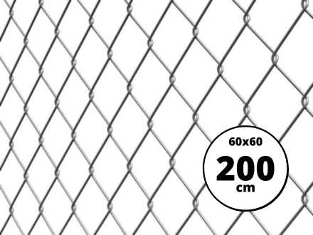 Štvorhranné pletivo KLASIK (ZN), výška 2m x 25m