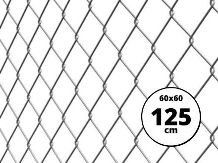 Štvorhranné pletivo KLASIK (ZN), výška 1,25m x 25m