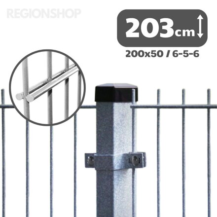 2D Panel - 2,03/2,5m(200x50;6/5/6) - Zinok
