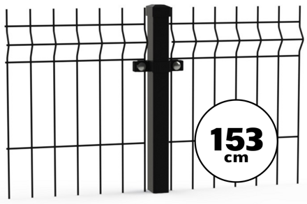 3D Panel - 1,53/2,5m(205x55,4) - Antracit