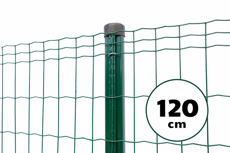 Zvárané pletivo PVC, 120cm(101,6x50,8/2,1) - 25m zelené