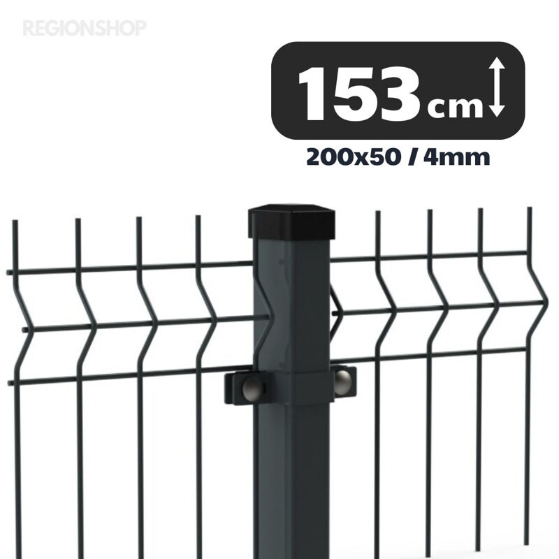3D Panel - 1,53/2,5m(200x50,4) - Antracit