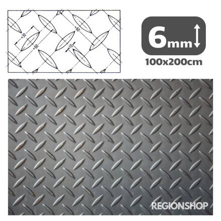 Plech SLZA valc. za tepla 6x1000x2000