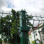 Stĺpik 60/40 PVC zelená, 250cm